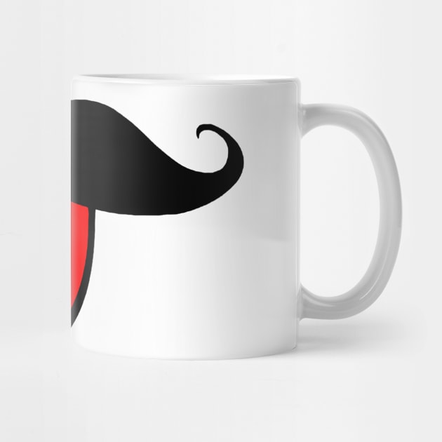 Funny Mustache by NewSignCreation